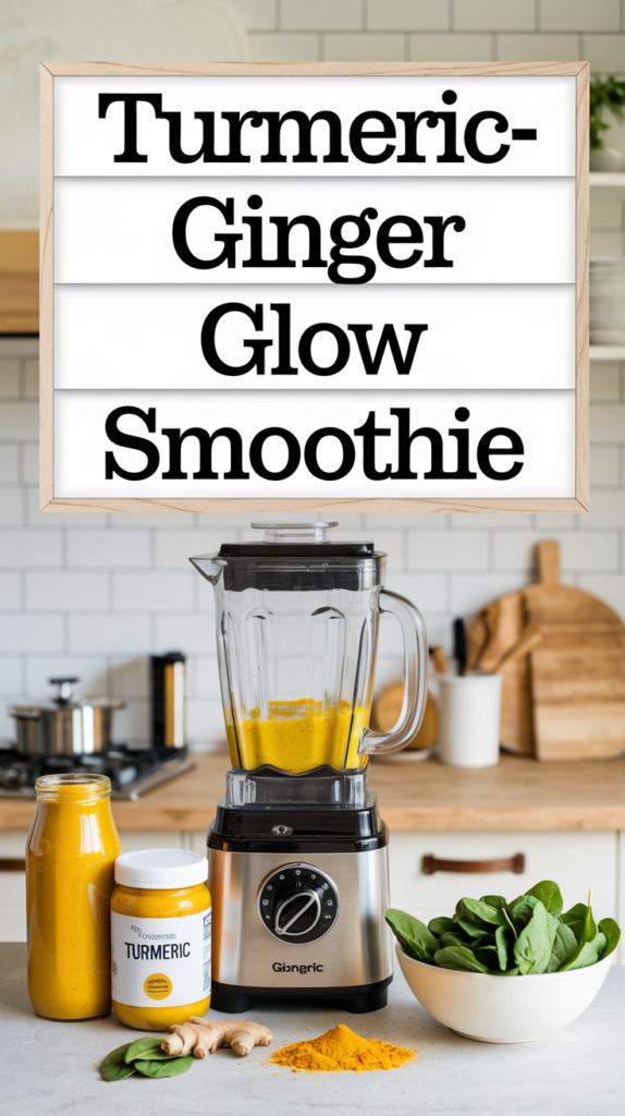 Turmeric ginger smoothie