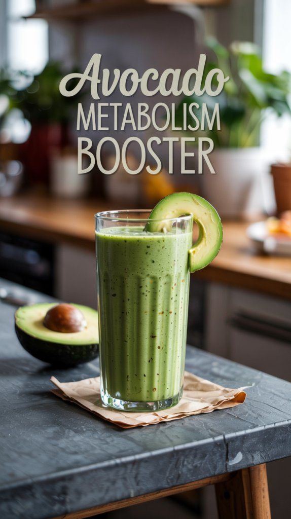 Glass of Avocado Metabolism Booster Smoothie