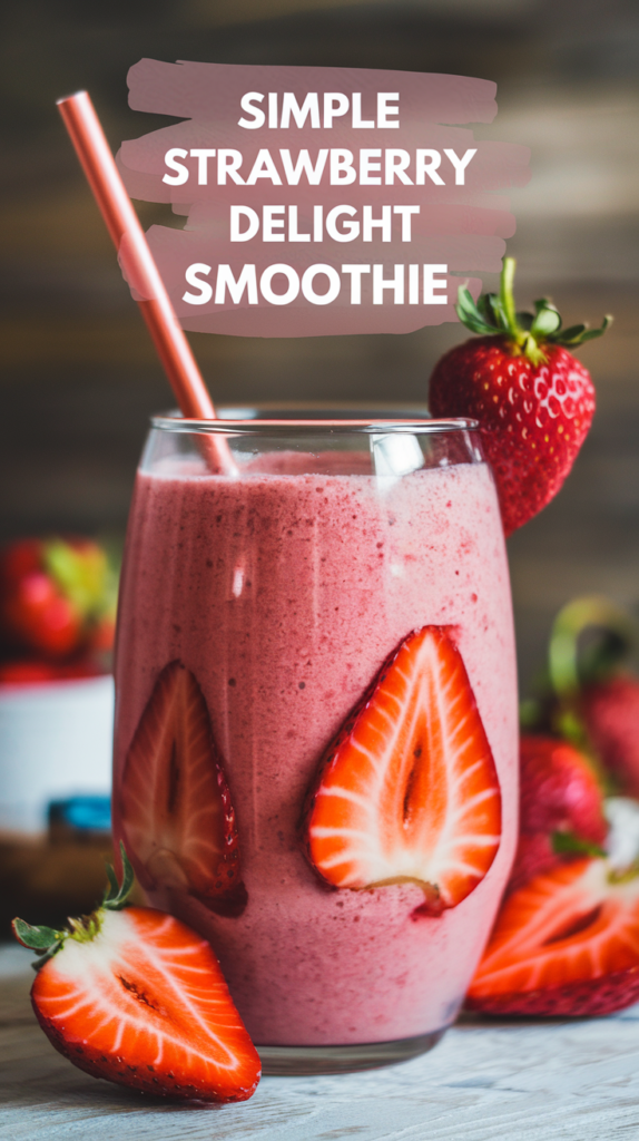 Simple strawberry delight